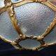 Bronze-gilded ceiling light and glass – Louis XV style