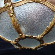 Bronze-gilt ceiling light and glass – Louis XV style