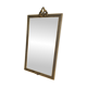 Miroir rectangulaire en bois doré