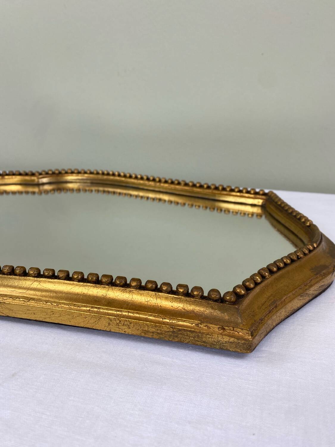 Miroir ancien doré
