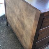 Antique solid wood sideboard with drawers and two doors