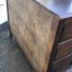 Antique solid wood sideboard with drawers and two doors