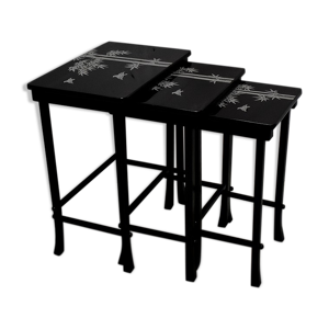 Tables gigognes chinoises - noir