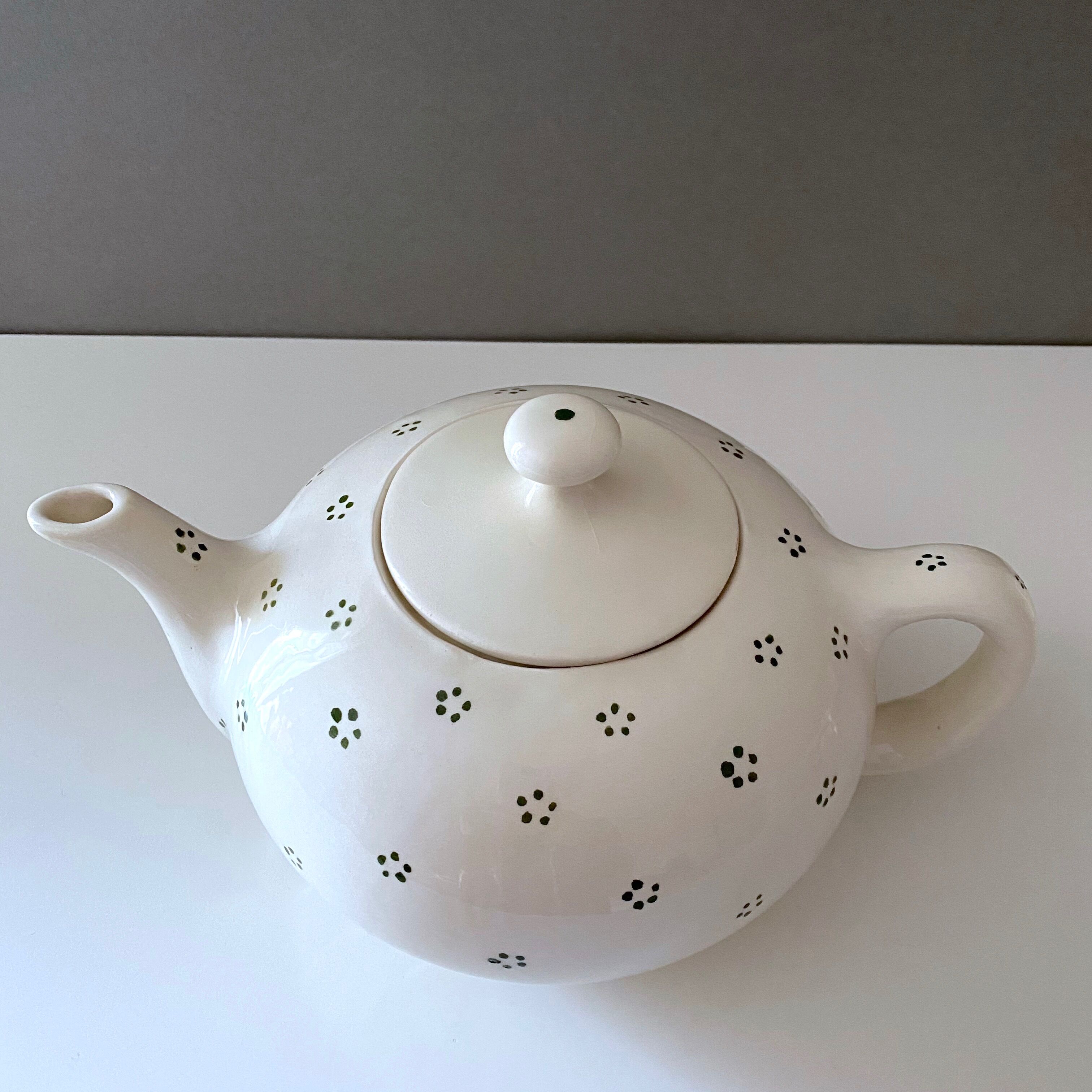 Céramique vintage de théière