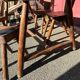 Table and 4 wooden chairs set