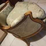 Louis XV style armchairs pair