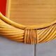 Rattan mirror