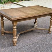 Table à manger de ferme extensible renaissance espagnol patinée 10 places