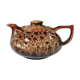Glazed ceramic teapot