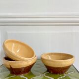 Trois bols en grès