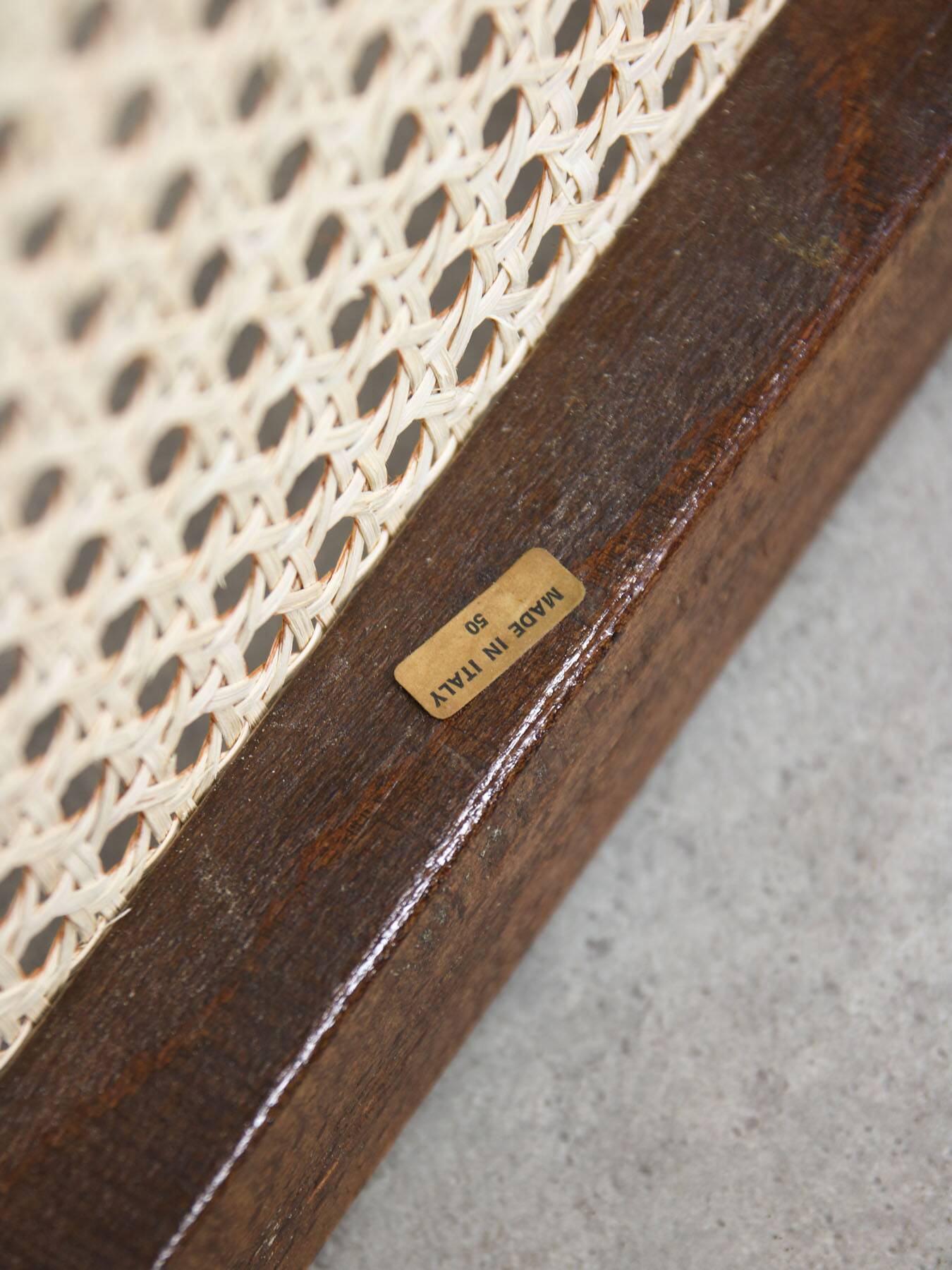 Pair of vintage Cesca B32 brown chairs by Marcel Breuer