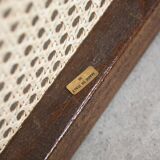 Pair of vintage Cesca B32 brown chairs by Marcel Breuer