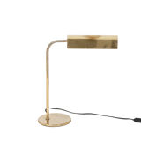 Gilded brass bookcase lamp, 1970s