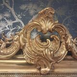 Louis Philippe mirror with pediment 154 x 98