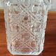 Vintage Clear Crystal Square Whiskey Decanter