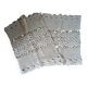 2 chemins de table vintage en crochet fait main