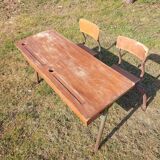 Double school desk