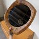 Woven wicker mirror French Riviera 1960