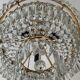 Cascade chandelier with vintage 70s tassels