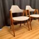 Pair of Compass chairs by Kai Kristiansen, SVA Møbler, Denmark, 1960s