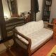 Two-seater sofa in exotic wood, Mexican style
