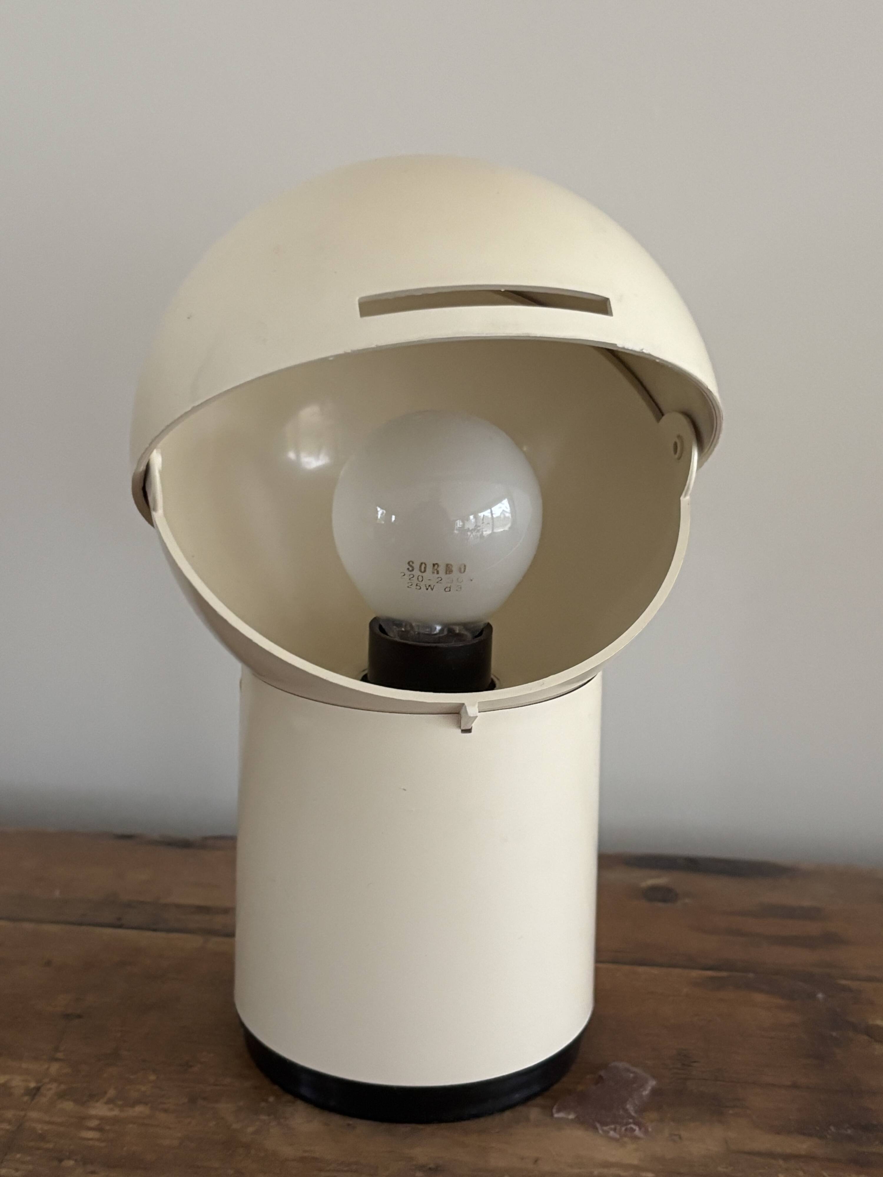 Set of two Vintage 'Pac-Man' Asteroidi Siberin Caronno table lamp Italy 70's design