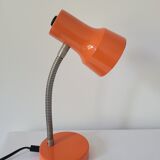 Flexible desk lamp orange