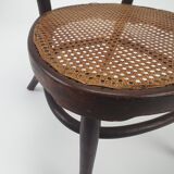 Bentwood and cane nursing chair by J&J Kohn, 1910