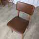Vintage STOL Kamnik Dining Chair: 1970s Yugoslavian Mid-Century Leather Bis