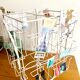 Display turnstile postcards