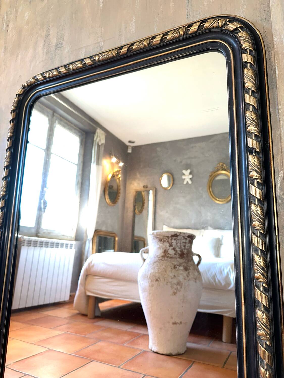 Louis-Philippe antique mirror from the 19th century.