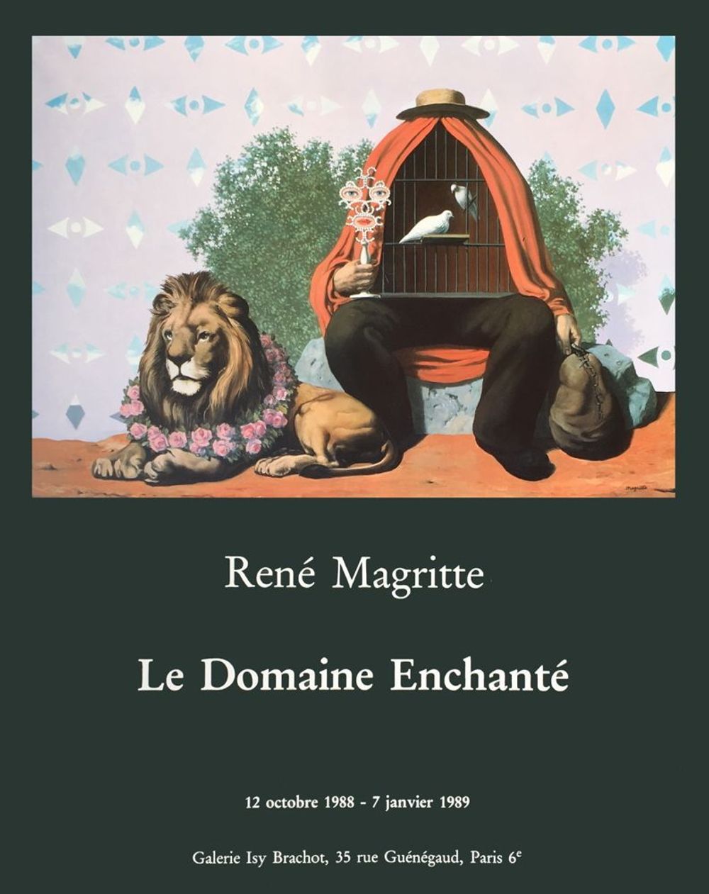 Affiche René Magritte 1989