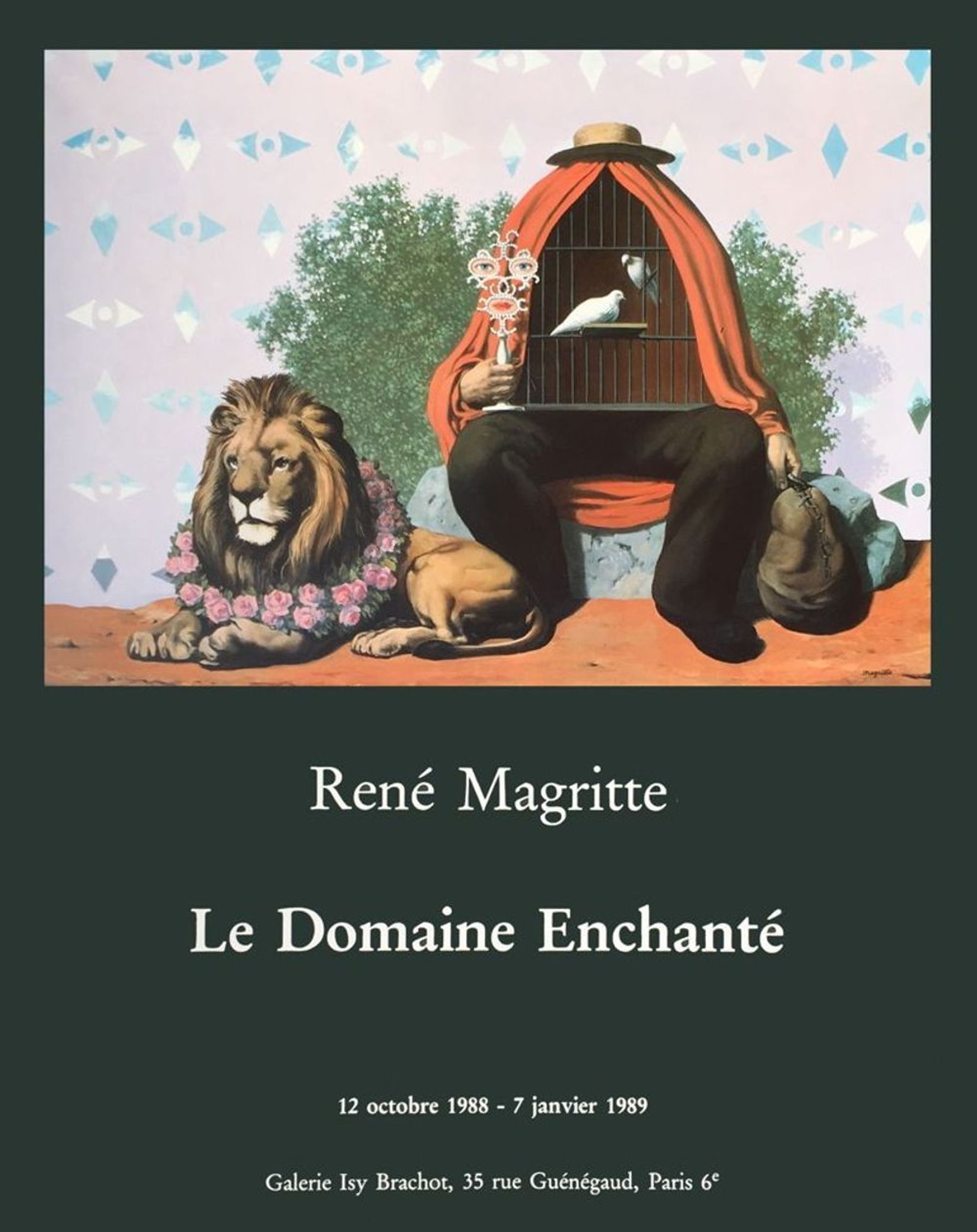 Affiche René Magritte 1989