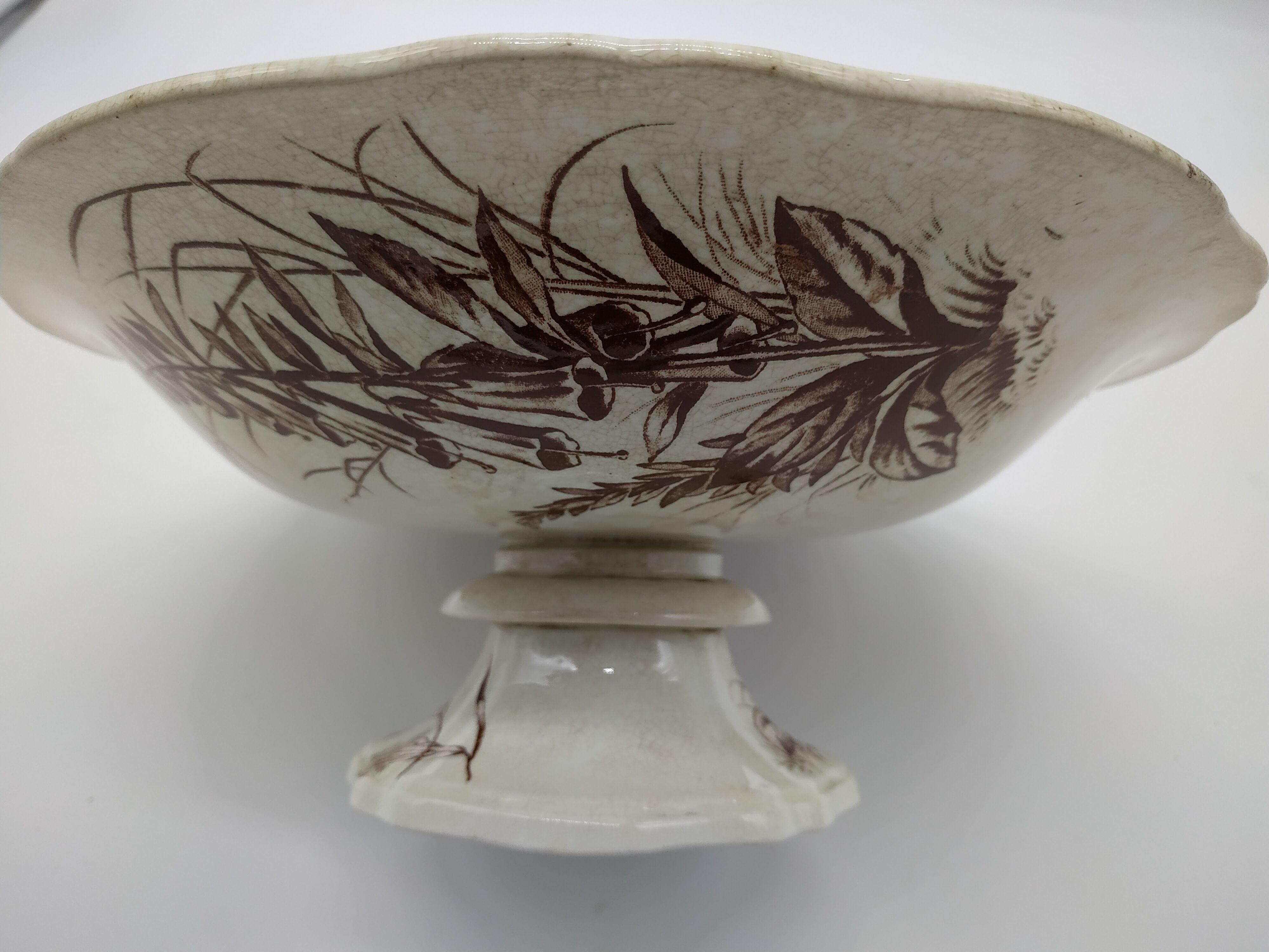 Compotier of the flora department of the house Jules vieillard de bordeaux