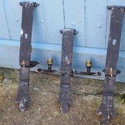 Forged Iron Castle Wall Lights: French Salvaged Sconces, Medieval Style