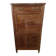 Secretary with a drop-leaf in Louis XVI style made of mahogany and royal red marble.
