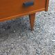 Vintage chest of drawers in gilded oak from the 50s 3 drawers feet bobbin