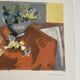 Lithographie signée Georges Lambert - Nature Morte - 1954