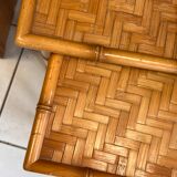 3 nesting tables in bamboo and wood