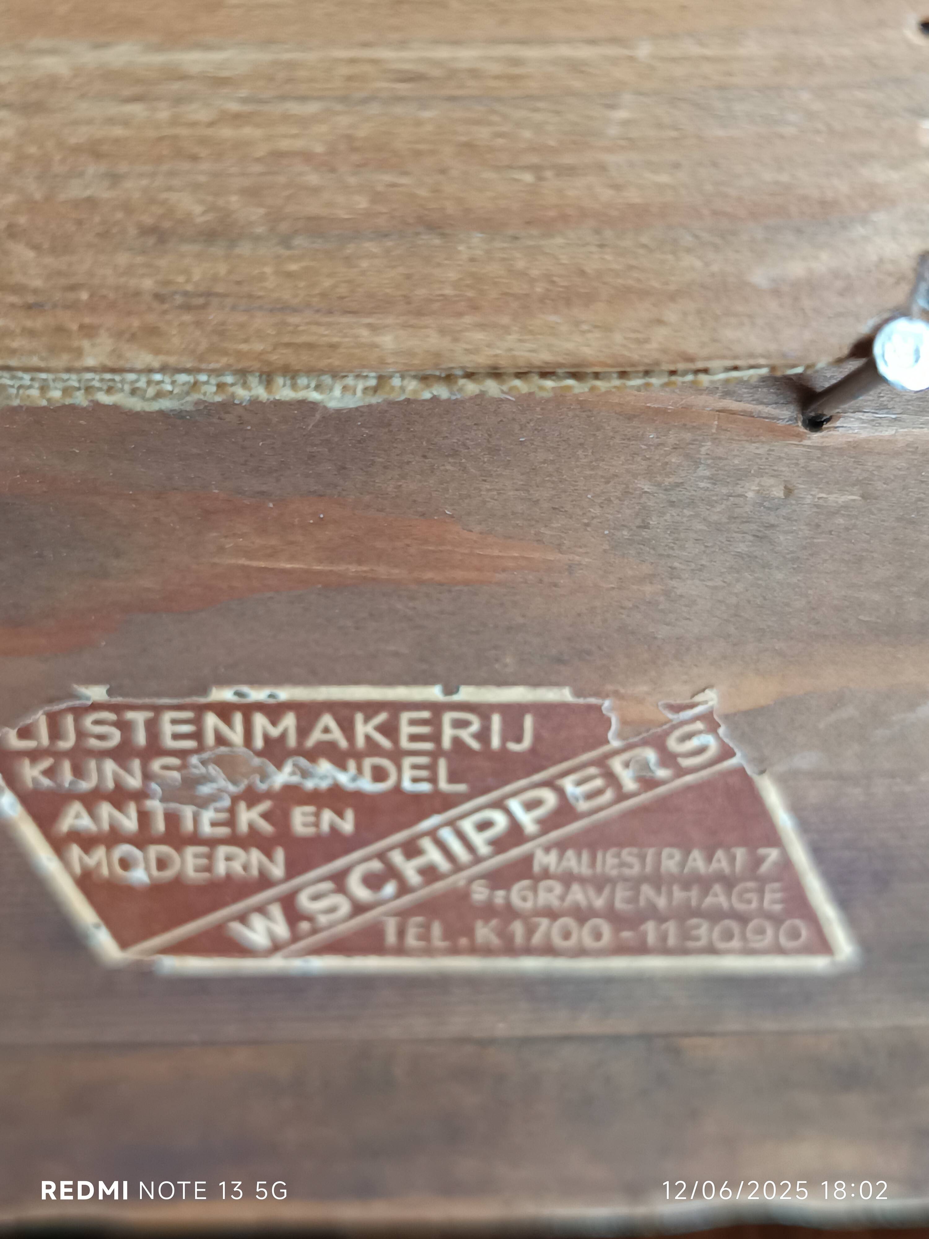 Oil on canvas Undergrowth signed Adolf Philippus Van Dijk (1859-1924)