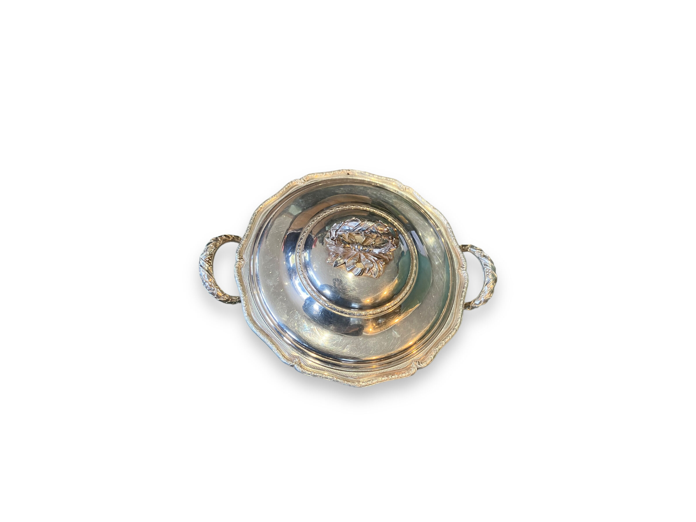 Solid silver vegetable tree Louis XVI style