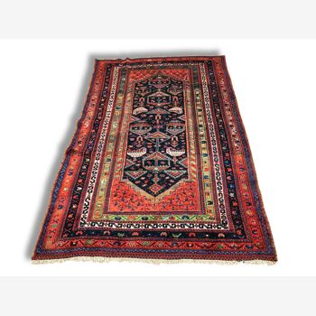 Incroyable tapis fait main Persan : Afshar 245x150 cm vers 1930