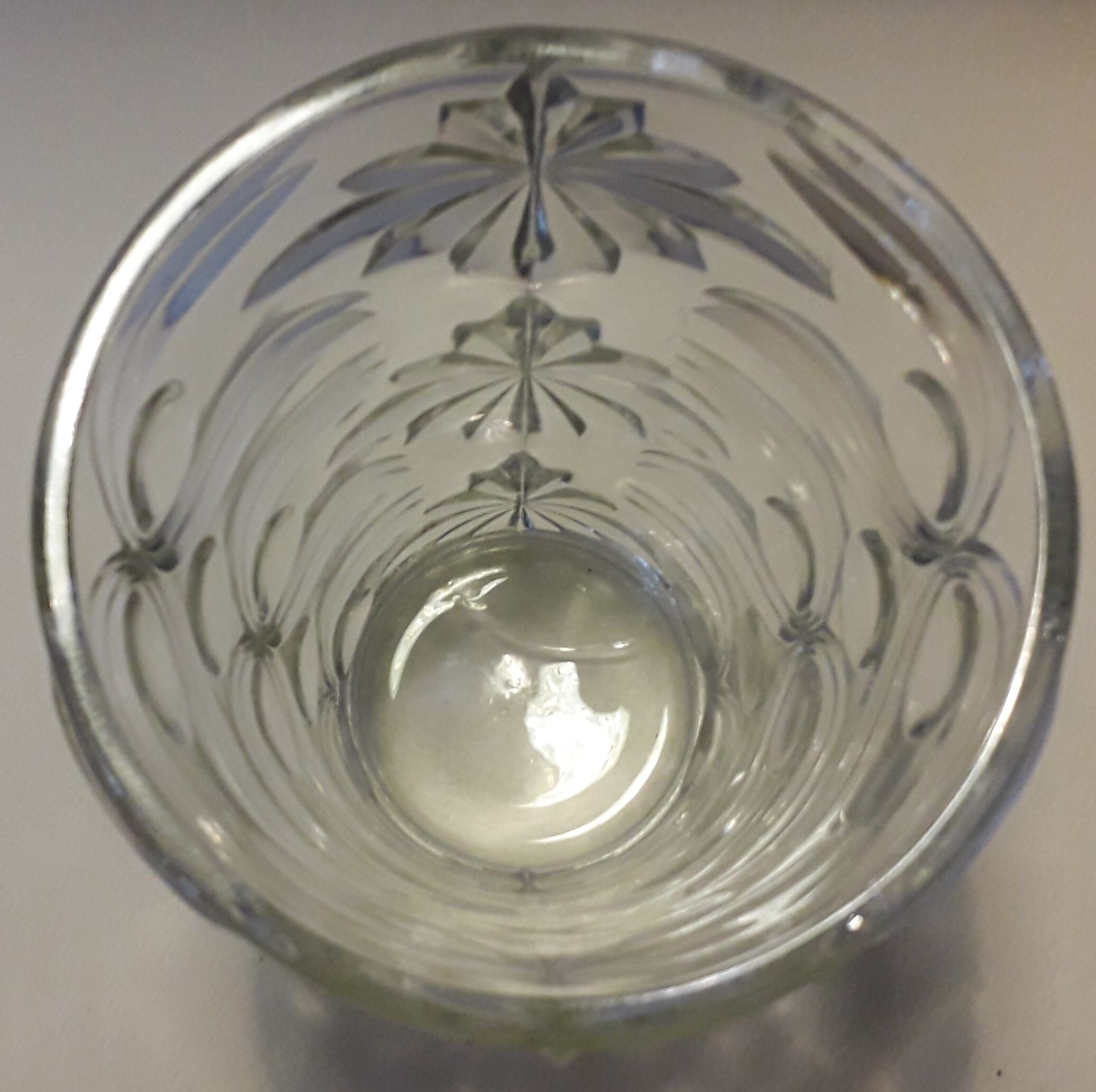 Italian transparent vase