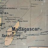Old map Political Africa - n°17 and 17 bis by Vidal Lablache