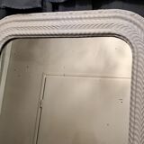 High patinated Louis Philippe style mirror