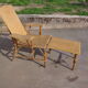 Chaise longue en rotin
