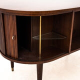 Danish desk with bar from 1960