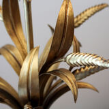 Lamp ear of wheat brass and wood