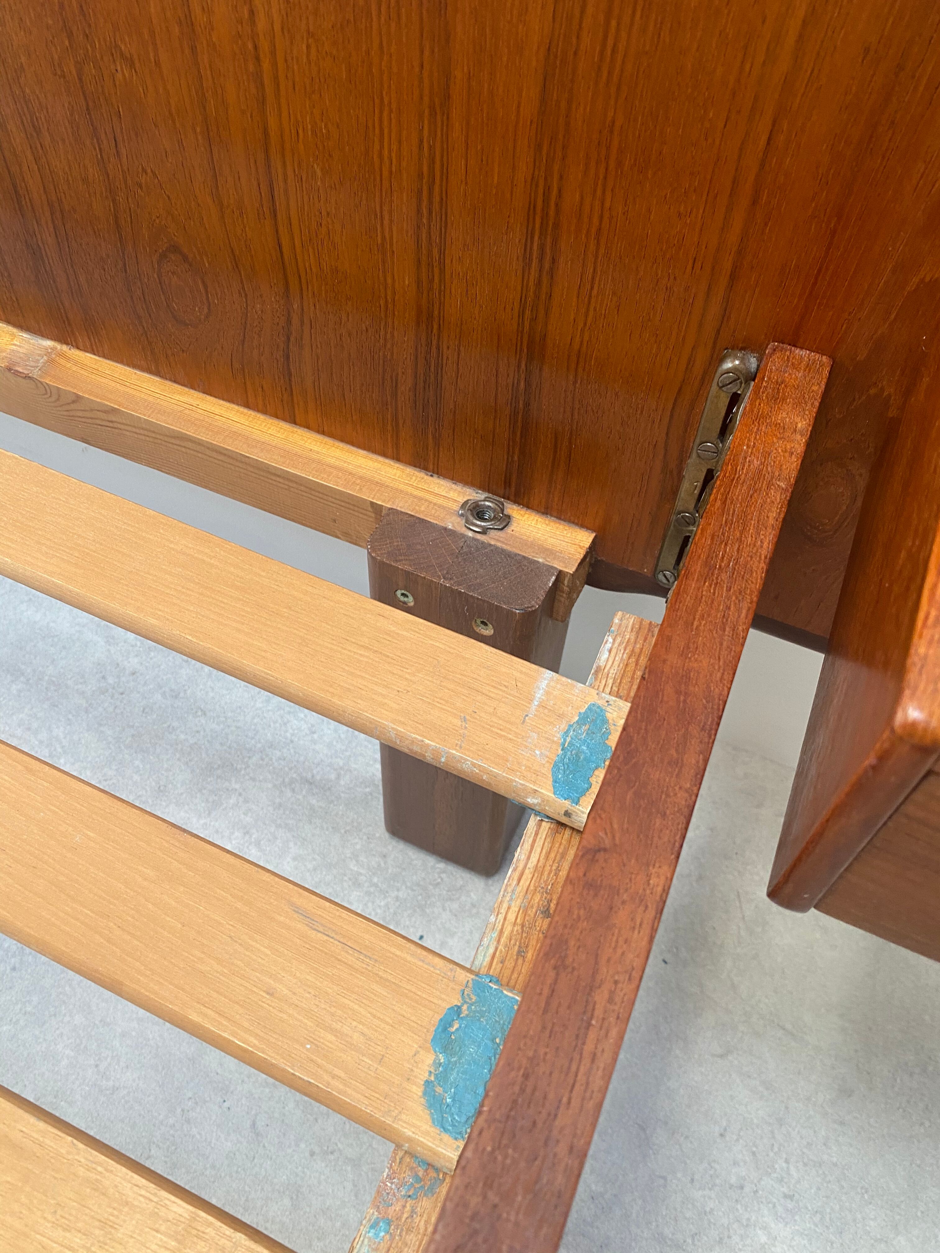 Scandinavian teak bed