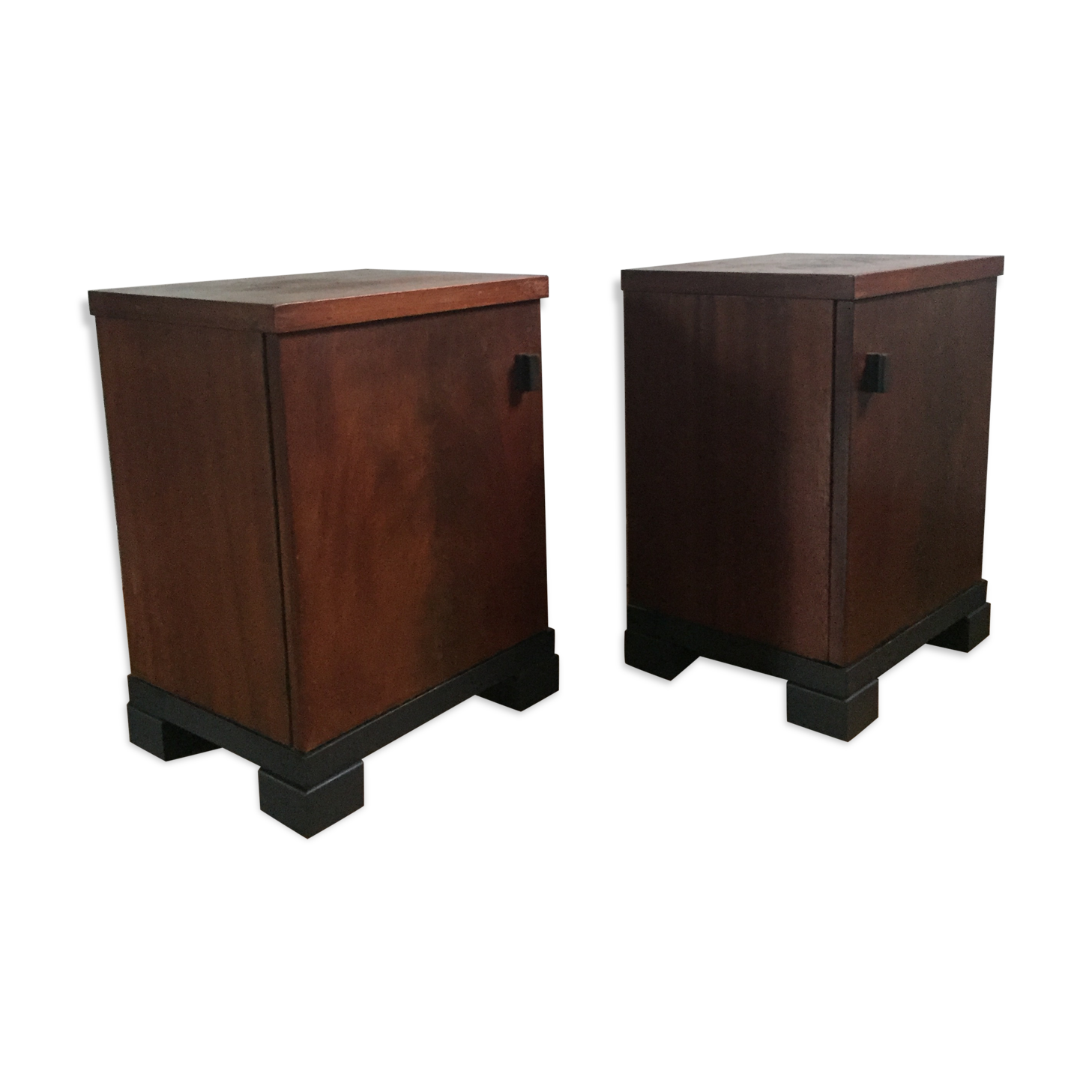 Pair of art deco nightstands